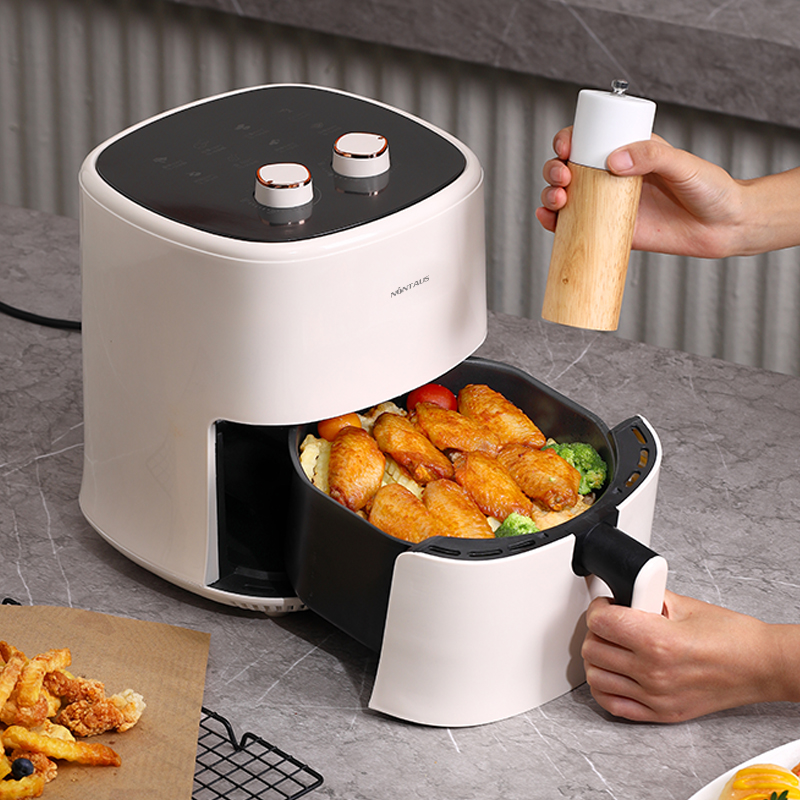 金正NiNTAUS大容量空气炸锅多功能智能控温健康低脂不粘设计 炸薯条鸡翅多功能锅高清大图