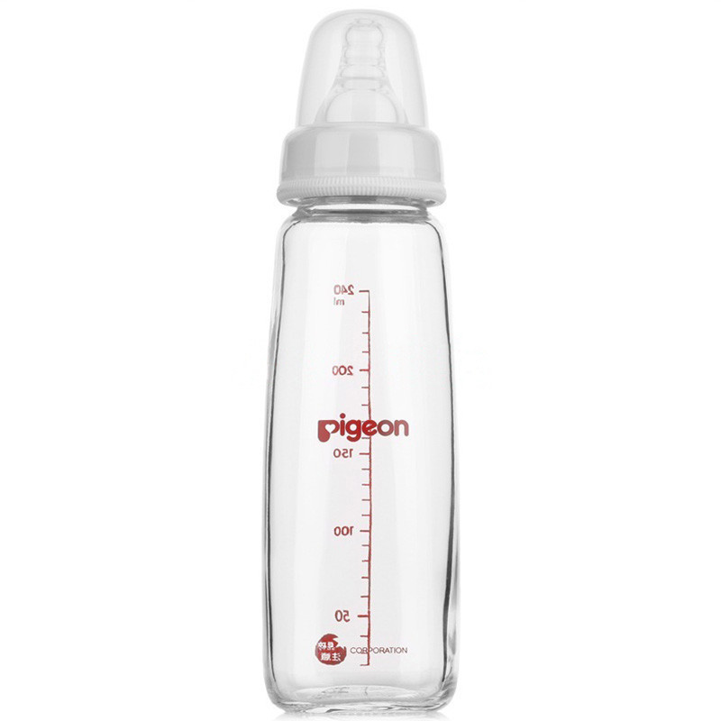 贝亲标准口径玻璃奶瓶240ml AA85