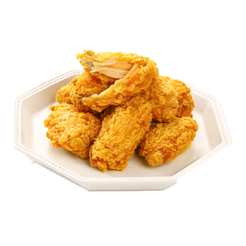 圣农 原味脆皮炸翅270g*4包鸡翅中原味新鲜烤翅空气炸锅小食冷冻半成品高清大图