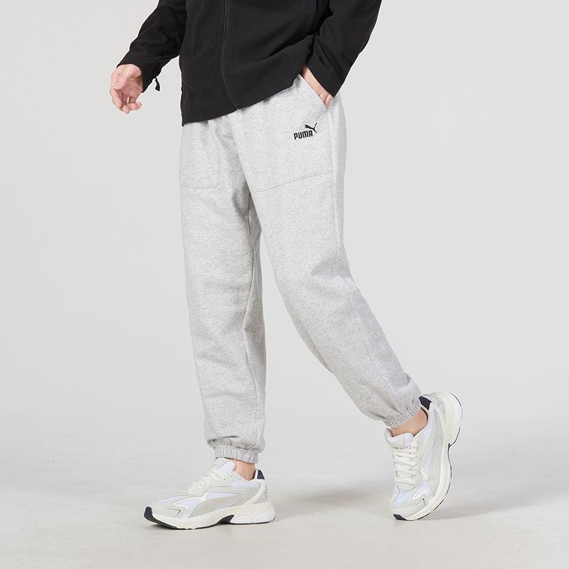 彪马(PUMA)男裤新款跑步运动裤训练舒适透气针织休闲裤小脚束脚裤622283-04 ZP