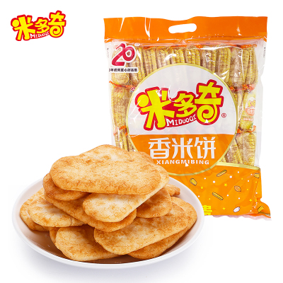 米多奇仙贝米饼680g香米饼膨化饼干休闲零食大礼包