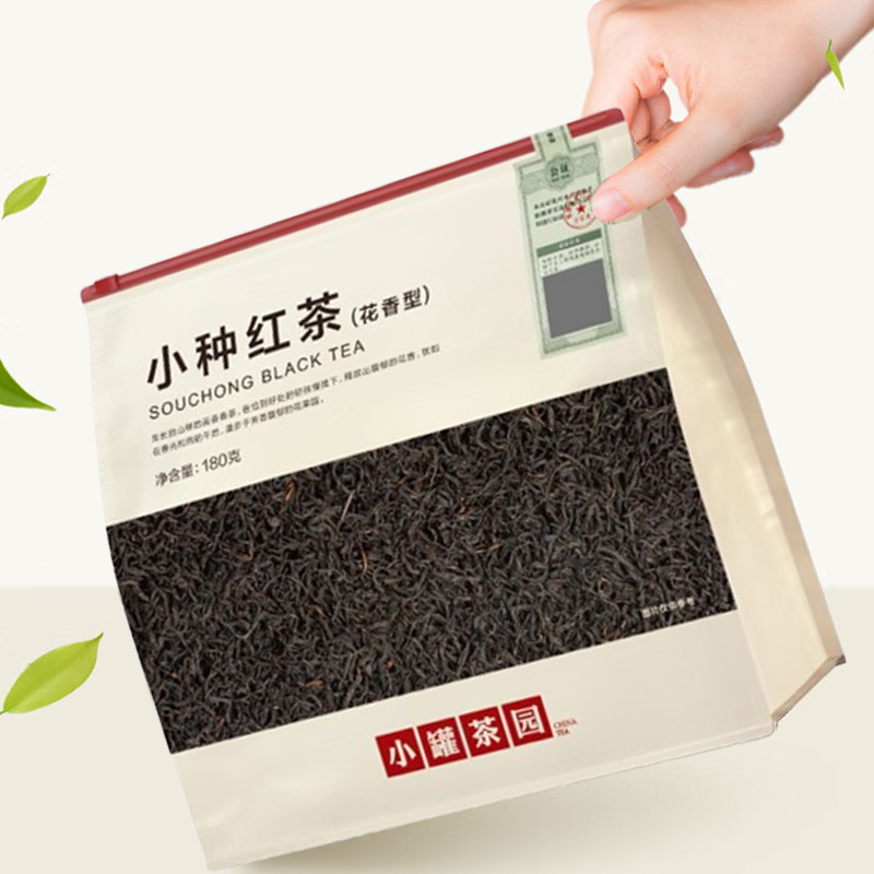 小罐茶小种红茶甜润柔和香气平和小罐茶园口粮系列量贩装180g高清大图