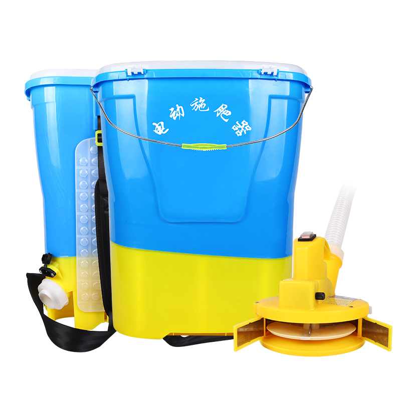 背负式电动施肥器撒肥机化肥符象农用多功能追肥器鱼塘投料机施 &amp