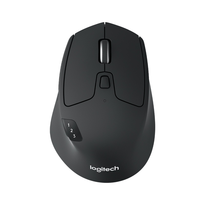 罗技(Logitech)M720无线蓝牙鼠标 办公鼠标 蓝牙优联双模无线鼠标无线蓝牙鼠标 办公鼠标 蓝牙优联双模 黑色