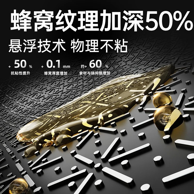 炊大皇彩金蜂窝炒锅30cm CG30CJ高清大图