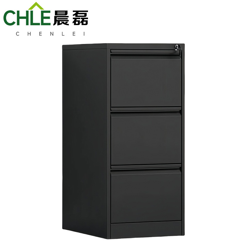 晨磊 抽屉柜 三斗黑色 台高清大图