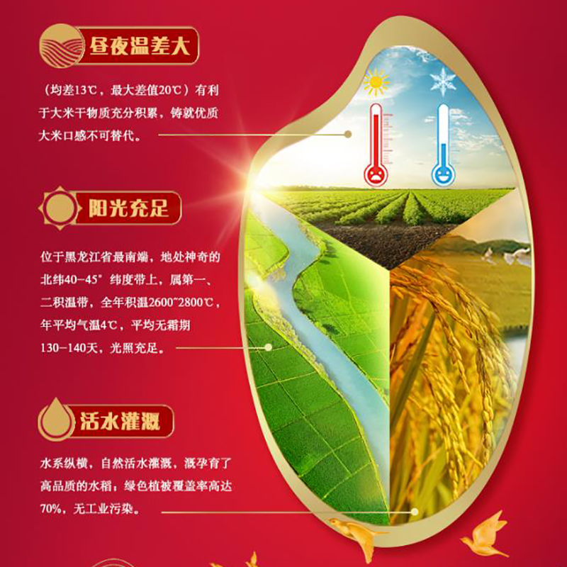 金龙鱼五常基地稻花香2.5kg高清大图