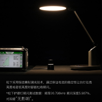 松下护眼台灯书桌led小台灯aa大学生宿舍寝室学习写字工作阅读灯 感应自动调光夜灯照明 致巡无蓝光危害 延时关灯松下灯具
