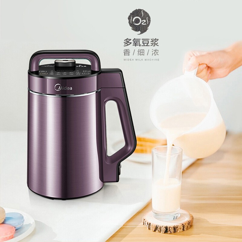 美的(Midea)WHK13W71豆浆机1.3L微电脑式