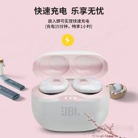 JBL TUNE120TWS 真无线蓝牙耳机 入耳式运动耳机 通用苹果华为小米安卓手机 双耳通话 宝石黑