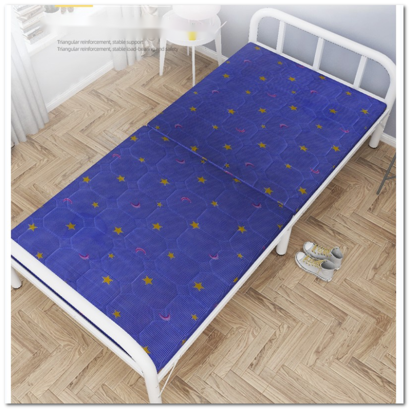 仓迪 CD-229出租房陪护午休简易两折木板床办公午休成人折叠床1000*1900*390mm