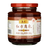 上海鼎丰 红方腐乳500g 咸香适中 酥软糯滑 下饭佳品