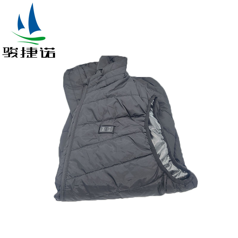 骏捷诺 加热棉服马甲 黑色加热S-6XL/件高清大图