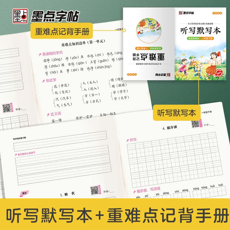 五年级上册(赠听写默写本) [正版]2024版字帖写字同步练习册一年级二年级三年级四年级五六七八九年级人教版上册下册笔顺高清大图
