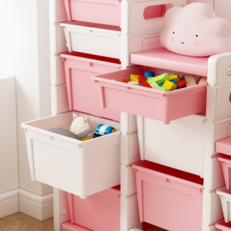 儿童玩具盒收纳柜子宝宝整理柜分类置物架家用储物箱子多层收纳柜
