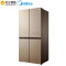 美的(Midea) 十字对开门冰箱冰箱 BCD-456WGM 456升