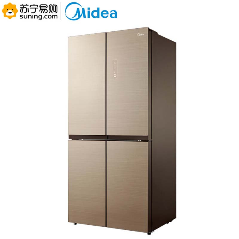 美的(Midea) 十字对开门冰箱冰箱 BCD-456WGM 456升