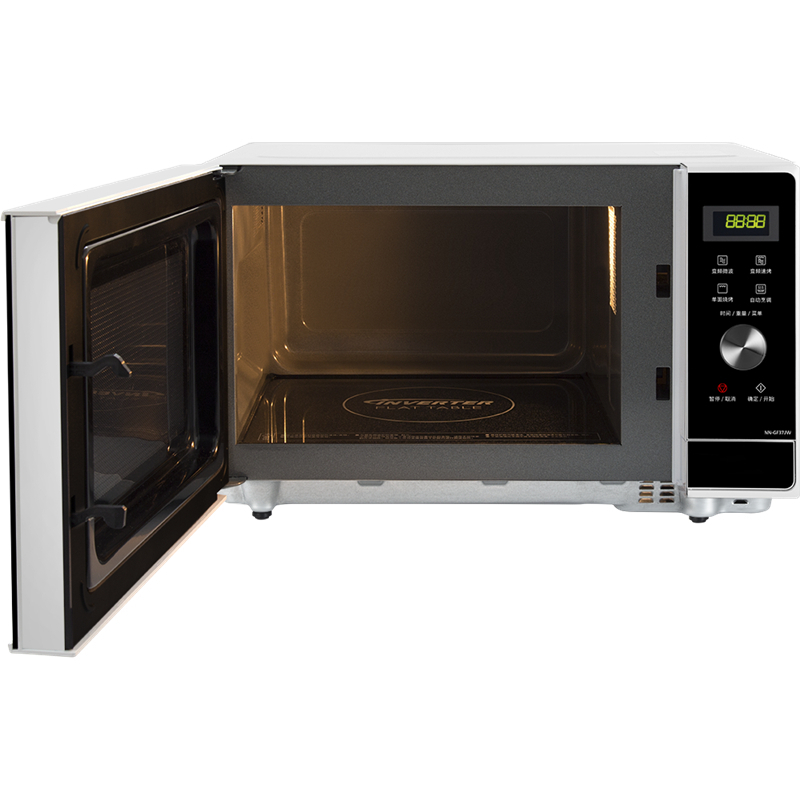 松下(Panasonic)微波炉 NN-GF37JW 23L/升 六段变频 变频烧烤 微波烤箱一体机