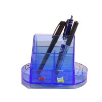 HUA JIE 华杰 多用组合式笔筒 文具笔筒组合套装H982多用旋转式办公文具笔筒(盒装) 10个装