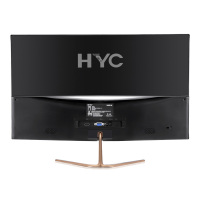 HYC C2400 曲面显示器24英寸 MVA屏/纤薄机身/HDMI电竞游戏曲面屏高清液晶电脑显示器 黑金