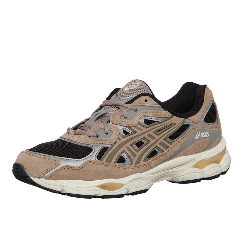 亚瑟士(ASICS)男士跑鞋透气减震舒适户外运动训练鞋黑灰拼色休闲
