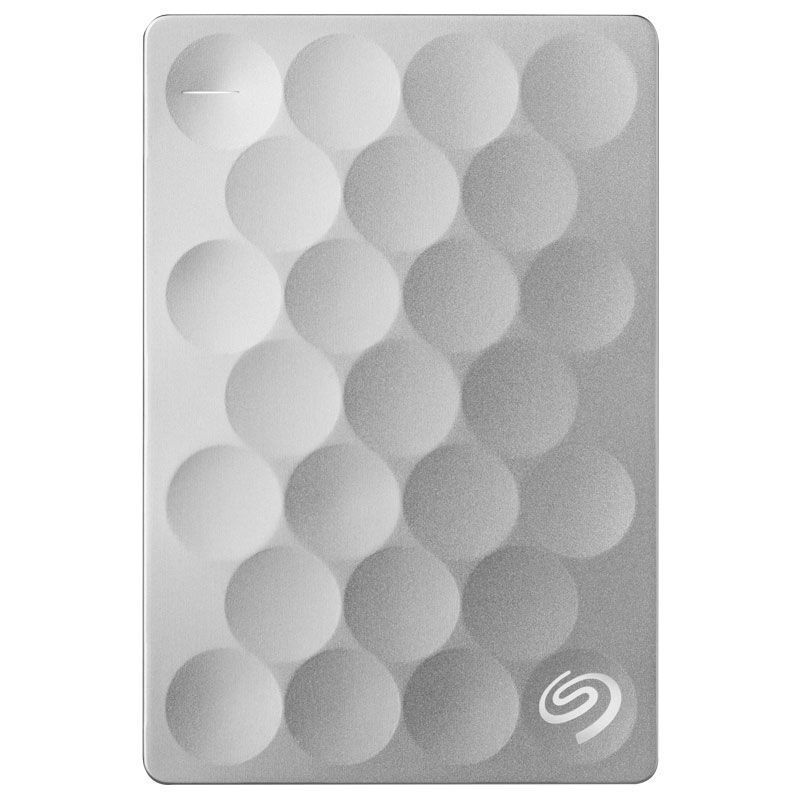 希捷(Seagate)Ultra slim睿致1TB纤薄9.6mm2.5英寸USB3.0 移动硬盘 银色数据恢复版