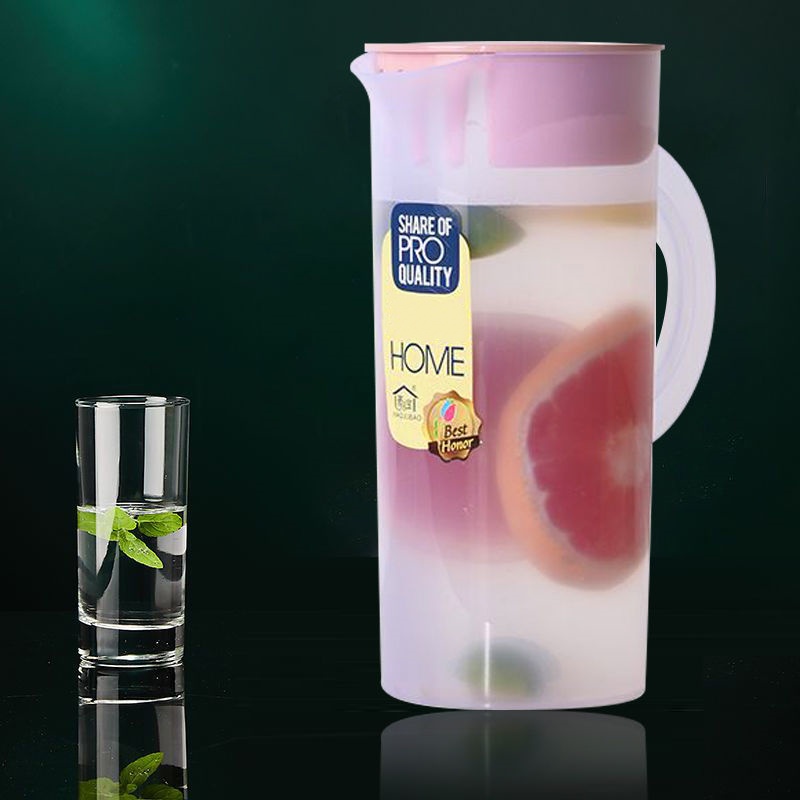 冷水壶大容量塑料简约通用家用客厅耐高温泡茶冰箱果汁扎壶凉水壶-冷泡壶1600ml;【1个】