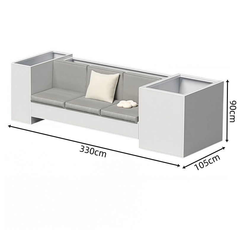 豫龙都 沙发座椅 花箱款 张高清大图
