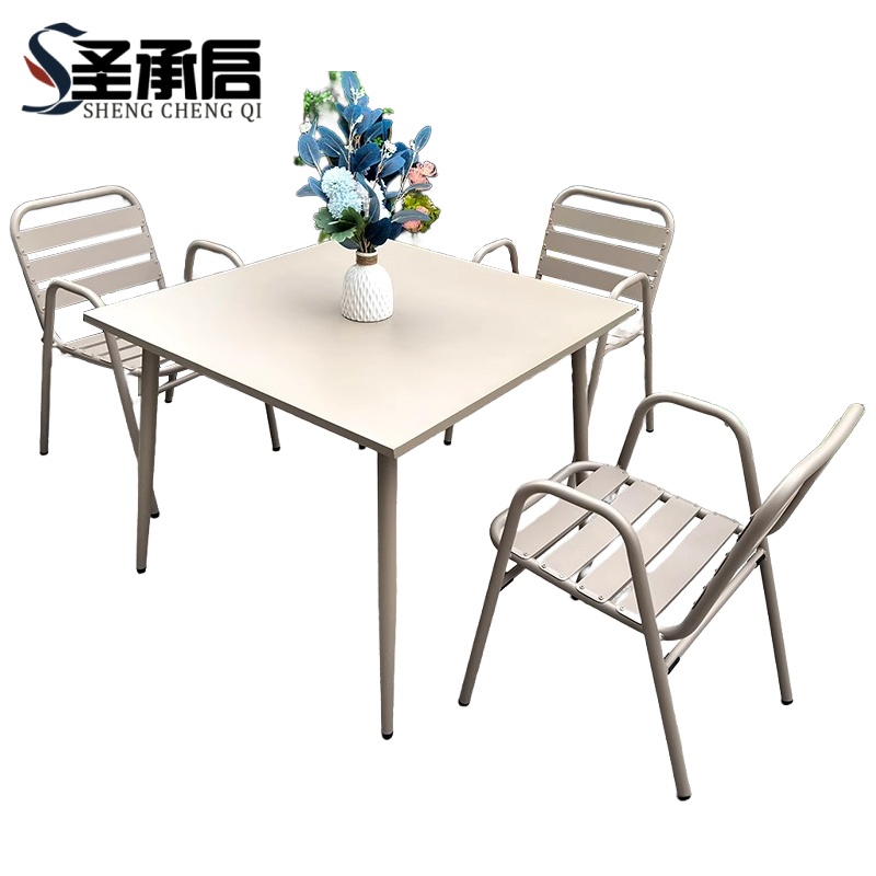 圣承启 桌椅 一桌三椅 套