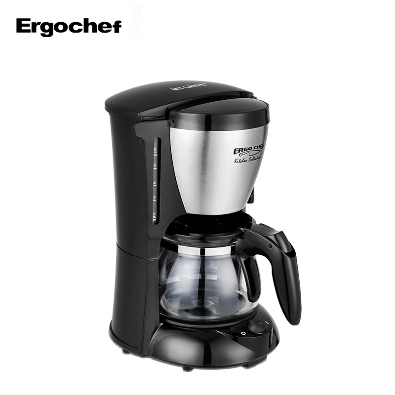 ERGO CHEF 咖啡机 KACM1002 家用 办公室美式电热咖啡壶 全自动冲泡 滴漏式不锈钢咖啡机