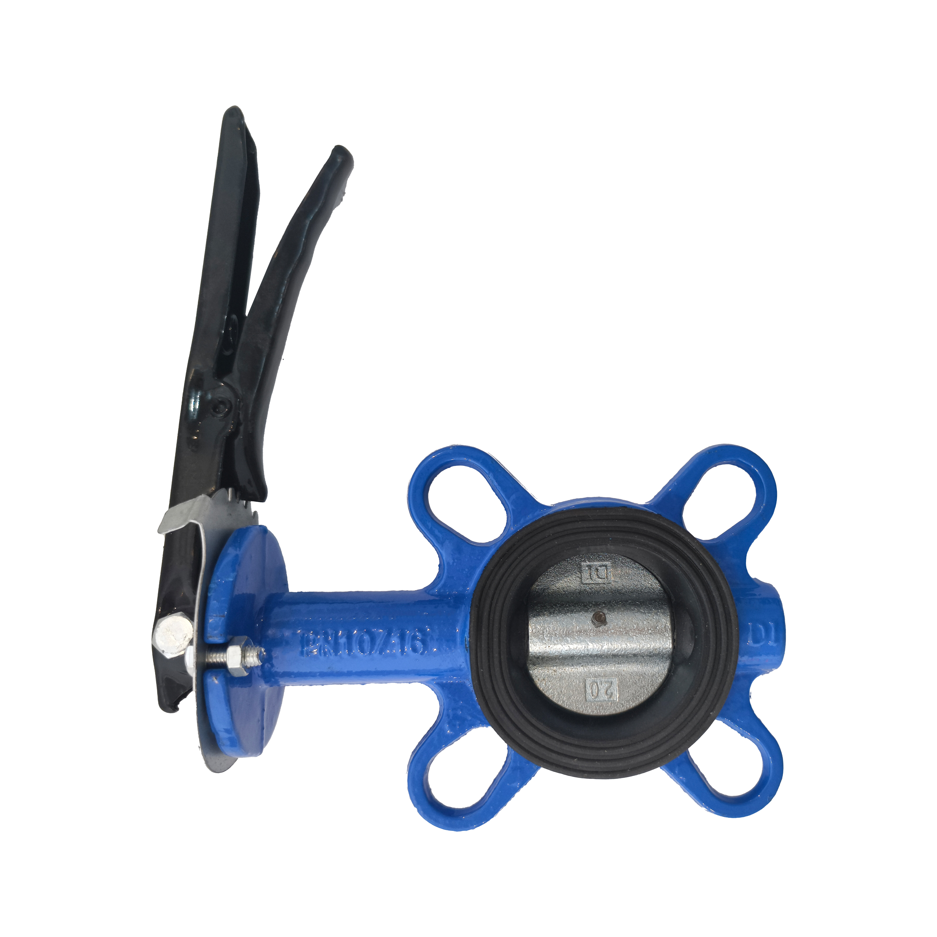 杉外山 手柄对夹蝶阀 个高清大图