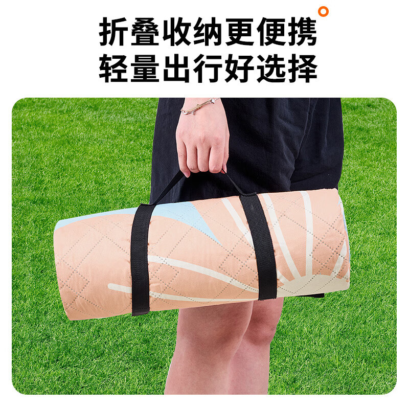 尚烤佳野餐垫2*2m大面积防泼水可躺卧底部PC铝膜花海款SKJ-678高清大图