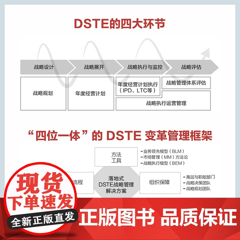 店 DSTE 从战略到执行 胡红卫 DSTE管理变革 企业战略管理理论实践 BLM MM BEM三大领先战略方法论应用高清大图
