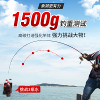光威鱼竿筏竿双稍鱼竿路亚竿筏竿套装远投杆巧嘴鲈鱼竿钓竿