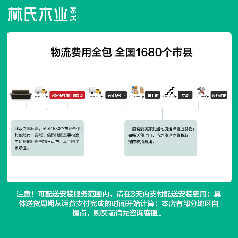 林氏木业家具旗舰店-产品运费专用链接