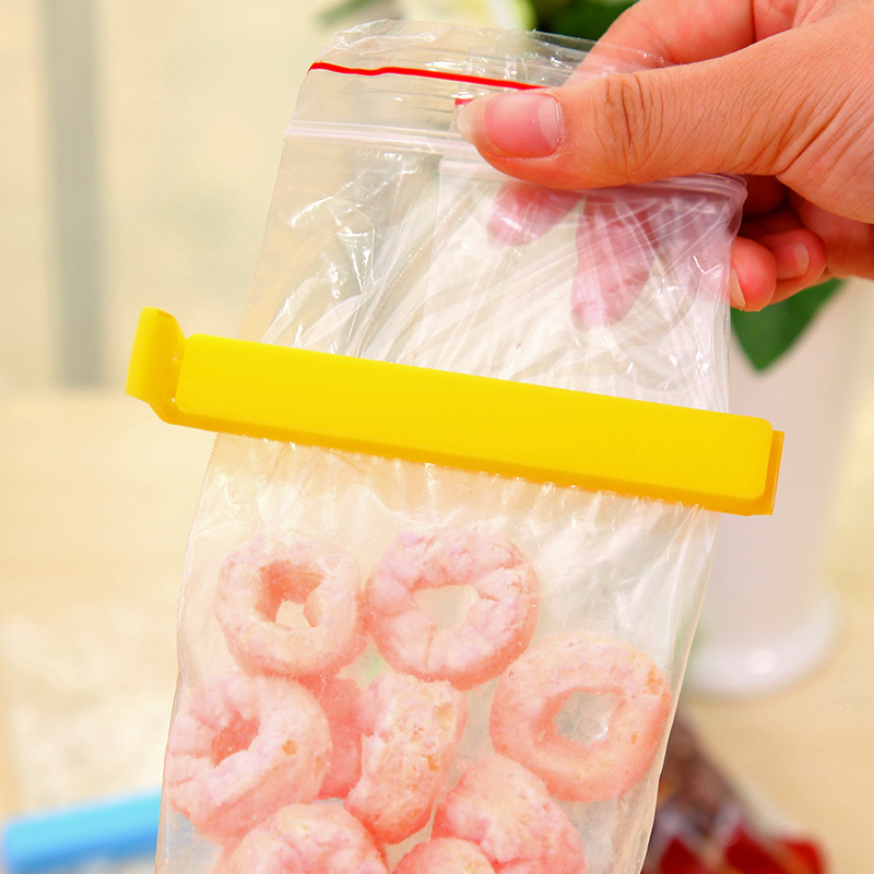 封口夹食品密封夹封口器塑料袋夹子5只装密封棒零食防潮夹密封夹