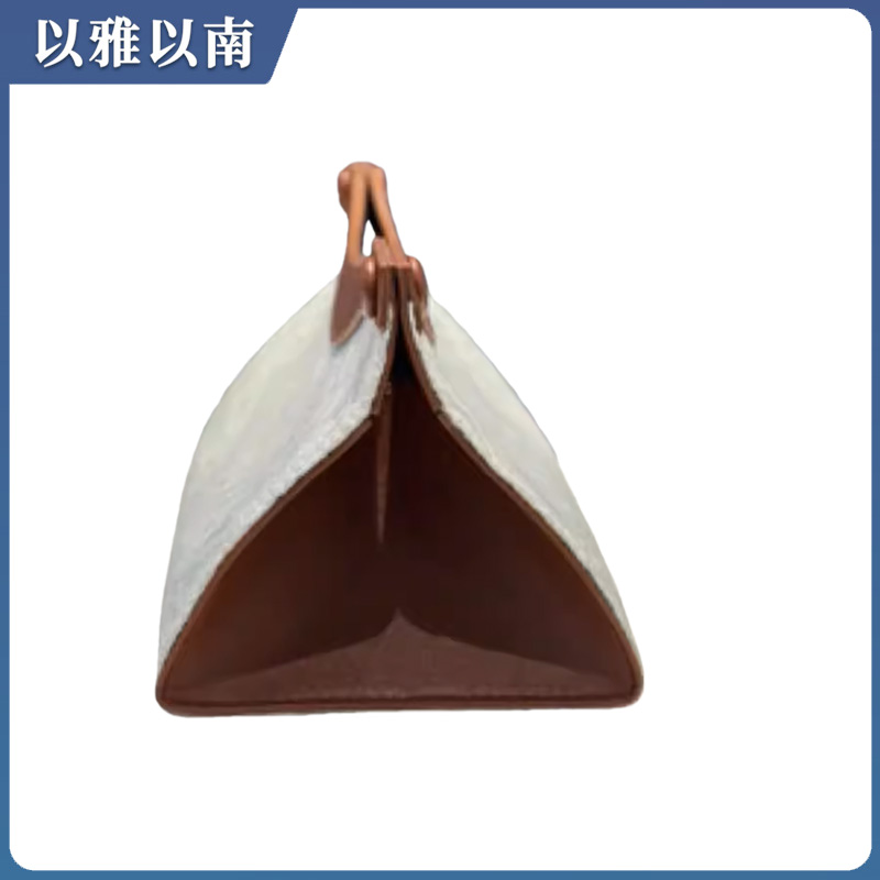 以雅以南 壮锦包 白色几何纹 个高清大图