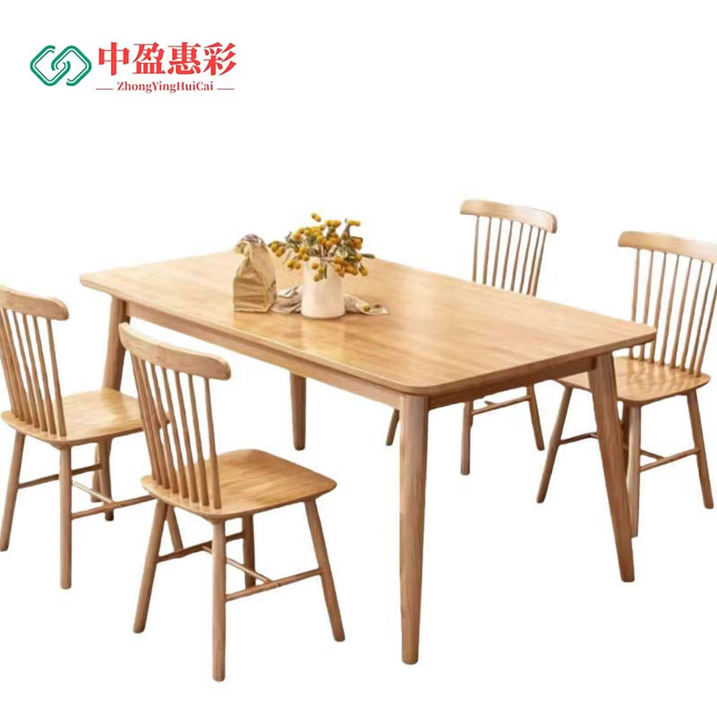 中盈惠彩 餐桌椅套装 CZD5 1200*600*750mm 套高清大图