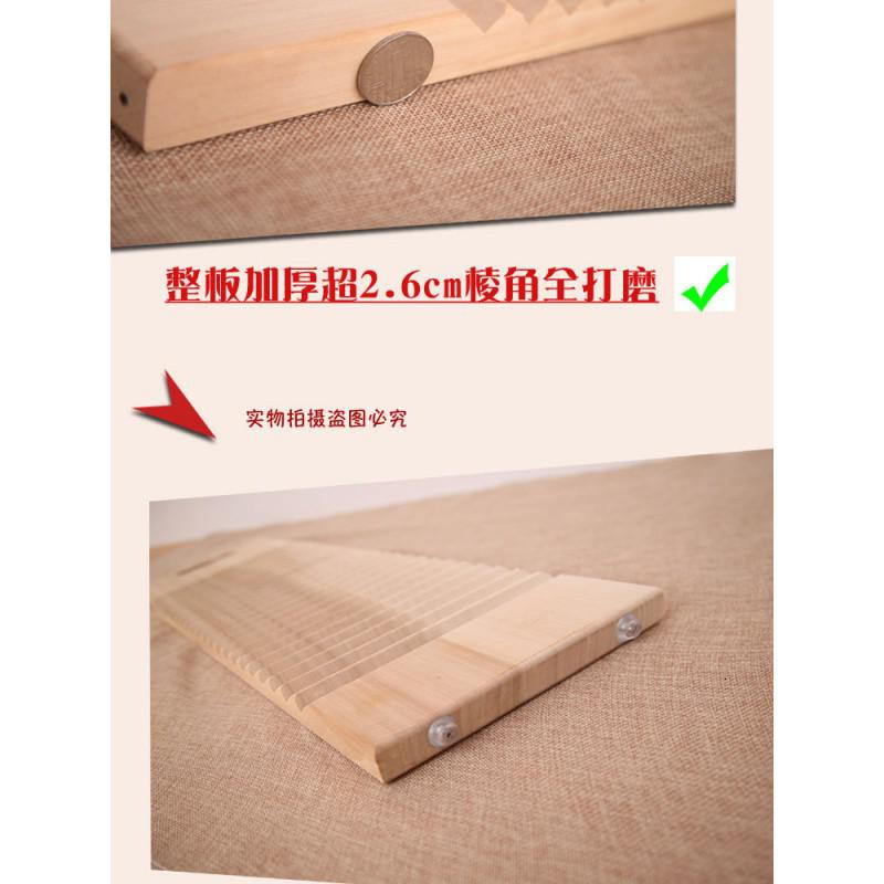 洗衣板木制搓衣板小号大号木头木质加厚老式防滑木搓衣板家用实木 三维工匠 3号55*20*2.6cm高清大图