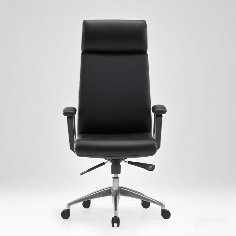 双朗 皮质办公主管椅 SL-14323JY 650*670*1235-1320mm 黑色 张高清大图