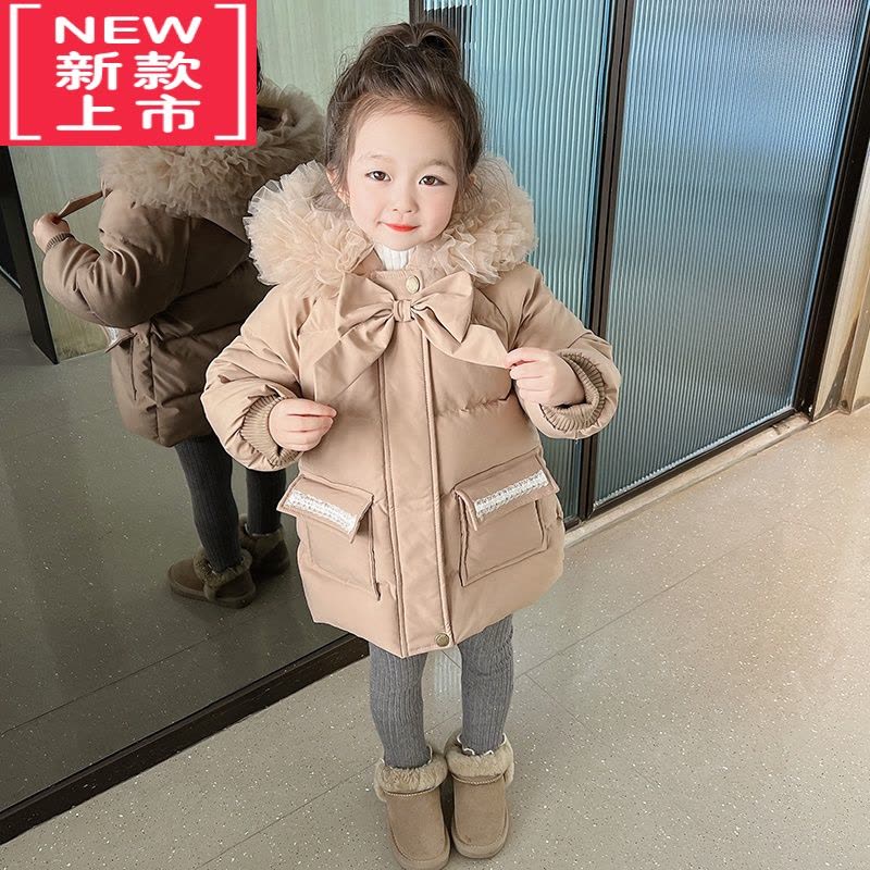 可莉允女童棉衣2022新款秋冬一岁宝宝冬装棉服洋气时髦儿童冬季棉袄外套图片