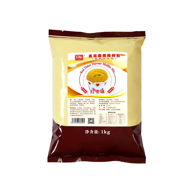 晋唐蛋糕粉浪辰麦芬蛋糕预拌粉(牛油味)