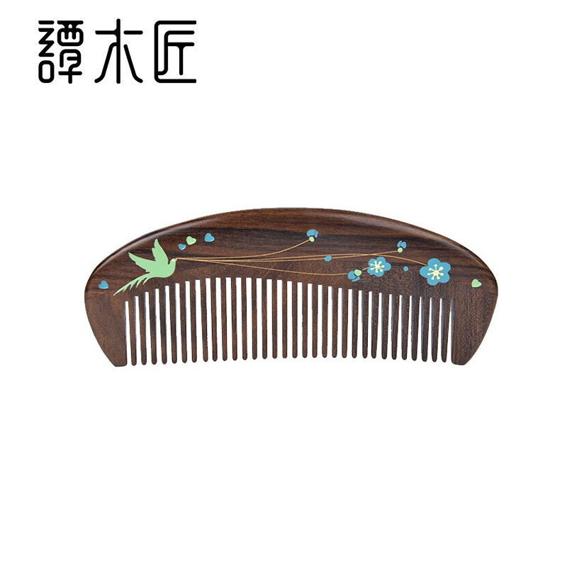 譚木匠木梳子 青梅护发按摩居家日用 送女友送老师创意生日高清大图