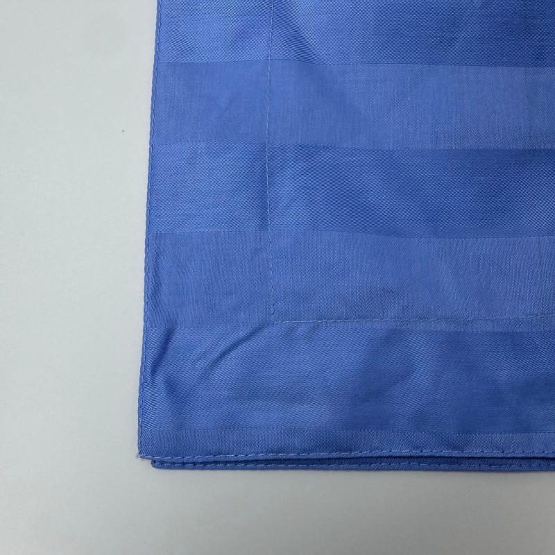 梦丽赛 蓝缎条床单宿舍床单 MLS-LDT-001 (条)高清大图