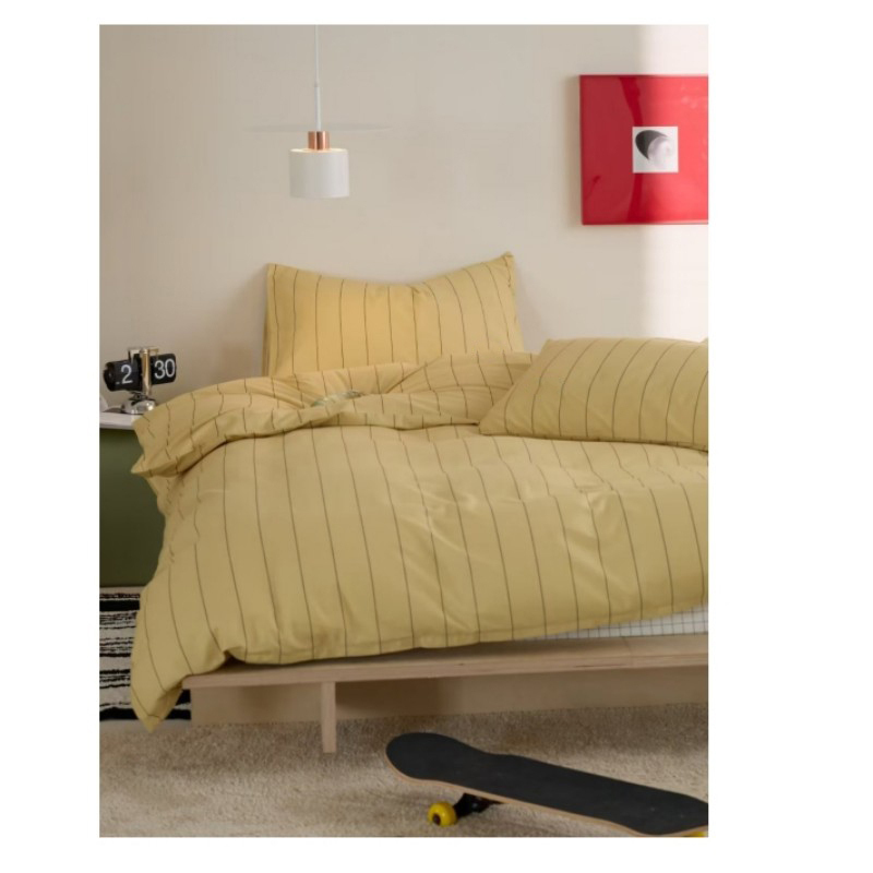 汉司家纺 HANSI-14 200*230cm 纯棉三件套 (计价单位:套)黄色高清大图