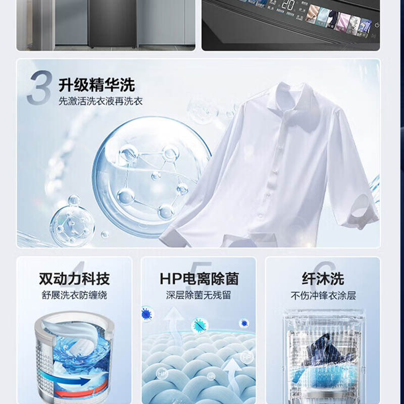 具安金 haier 清洁器 XQB100-Z616S (计价单位:个)高清大图