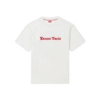 高田贤三(Kenzo)纯棉短袖T恤女圆领直筒百搭休闲运动夏季基础款上