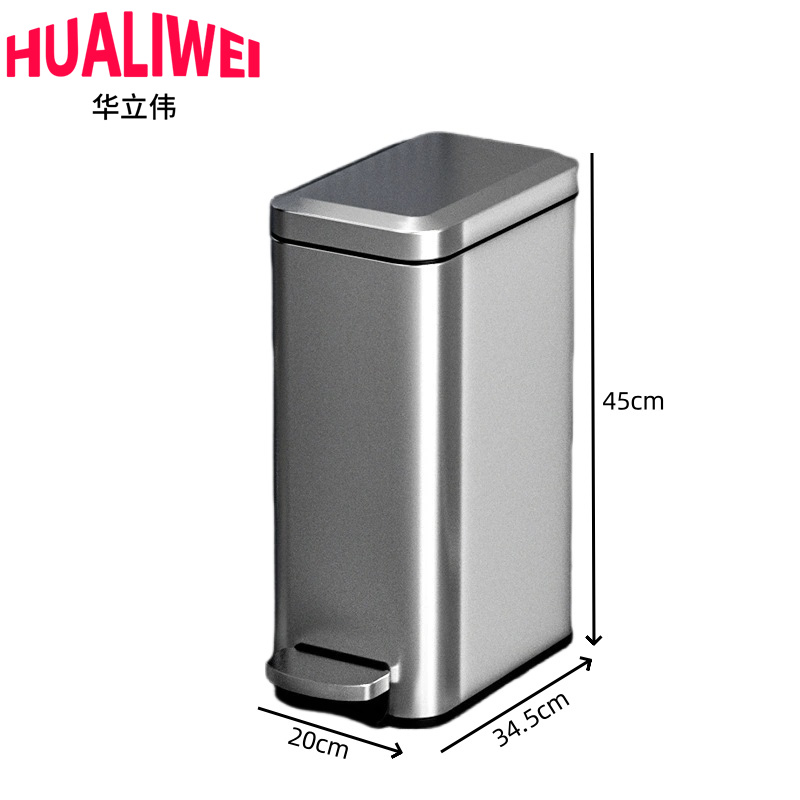 华立伟不锈钢垃圾桶高清大图