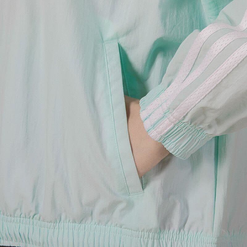 adidas/阿迪达斯外套女新款梭织夹克运动服连帽茄克上衣HC9158 D图片