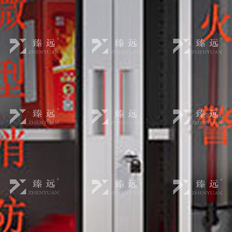 臻远 ZY40625012 不锈钢201材质消防柜 长900*宽400*高1480mm 1台高清大图